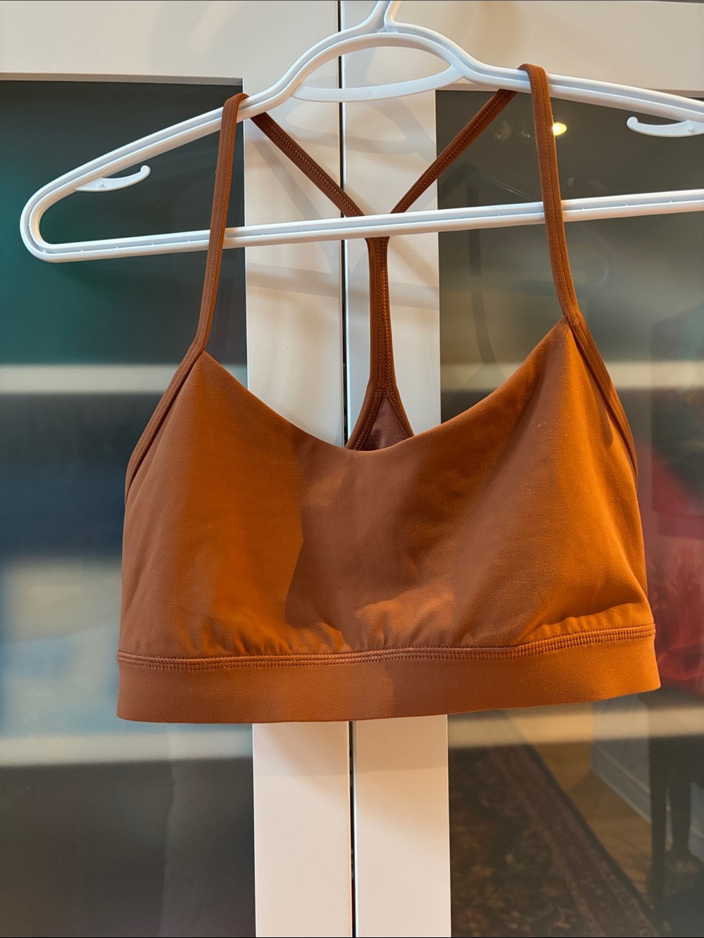 Lululemon Flow Y Bra SZ 10 Sable Like New 🤎